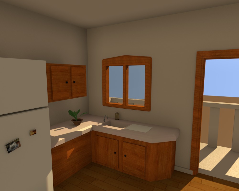 Kitchen - low poly preview image 1